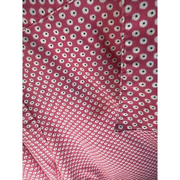 English Laundry Pink Barbie Pink Button‎ Up polka dot eye Womans 10 - Picture 7 of 13